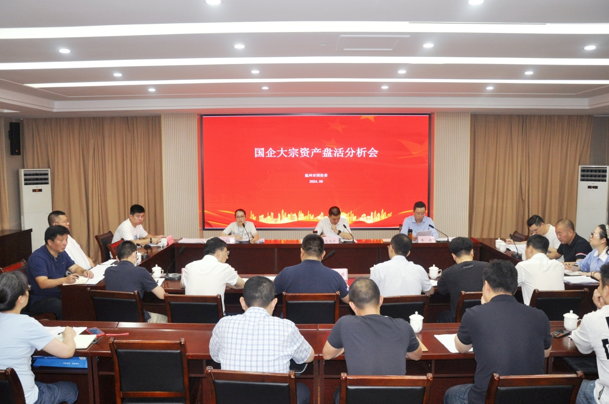 市國資委召開市屬國企大宗資產盤活分析會